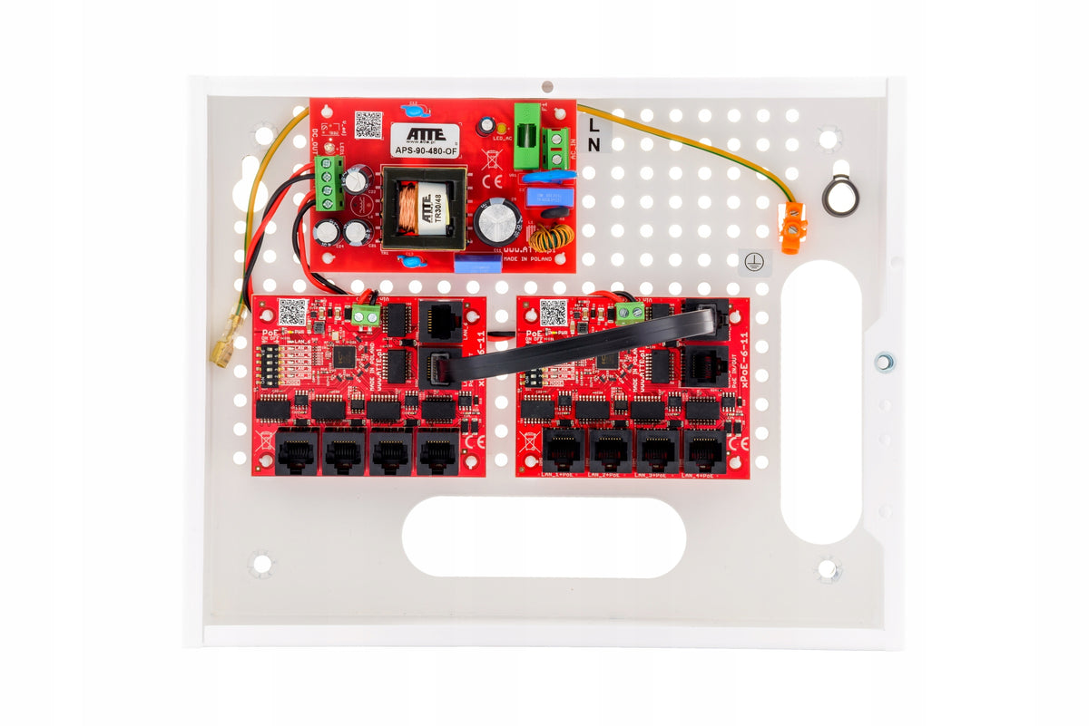 2X PoE Switch for 9 IP-9-11-E ATTE cameras