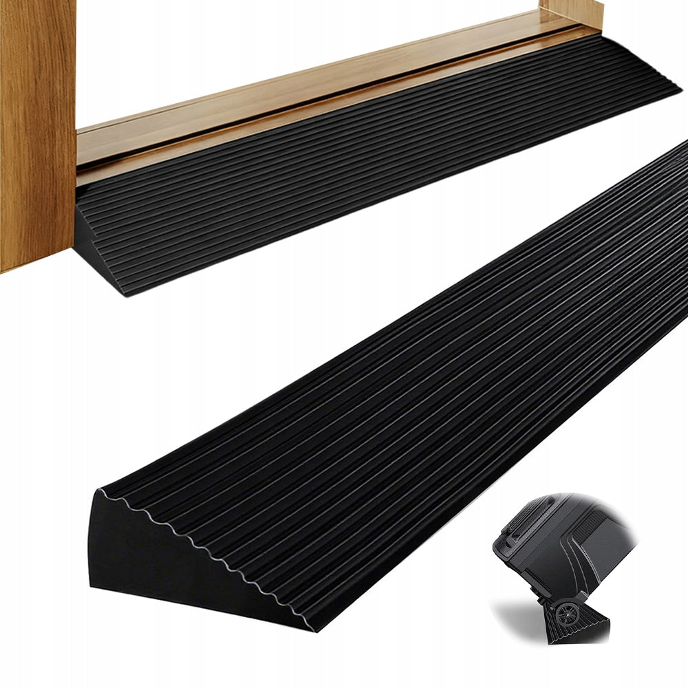 90X8X3CM CURB RAMP WITH RUBBER FOR HOME FOR ROBOT AND TROLLEY