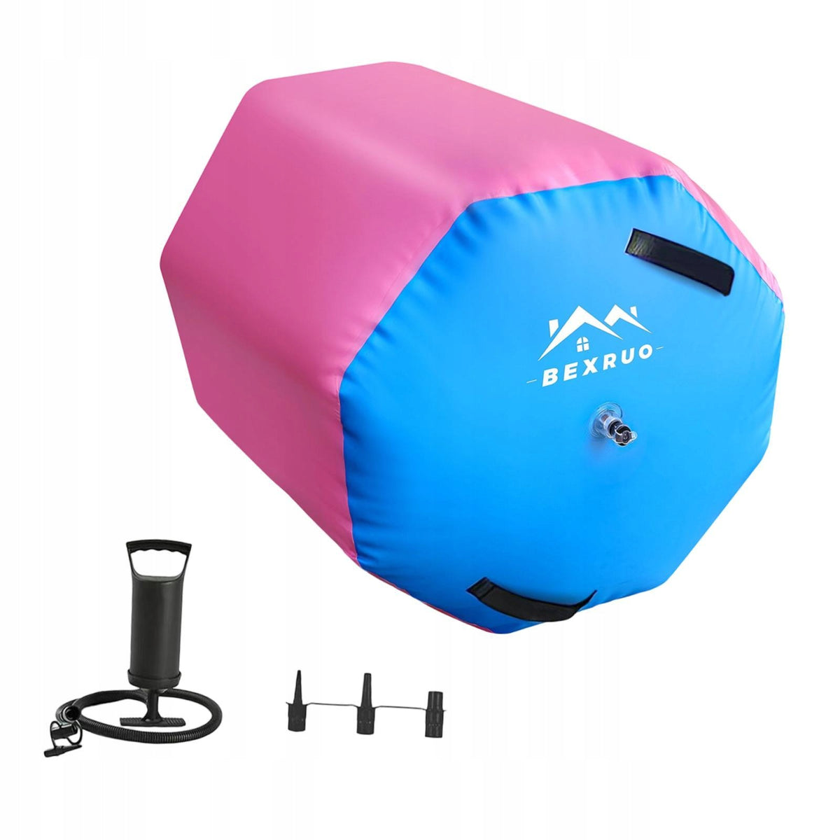 Air Roller Gymnastics Barrel with Pump Yoga Barrel Mat Tumbling 1m Length Color other