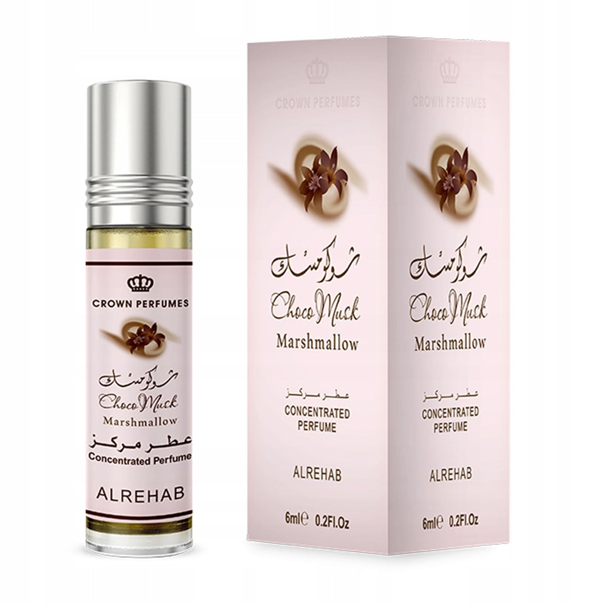 Al-Rehab Choco Musk Marshmallow Women's Perfume Arabic Chocolate Foam Packaging status original