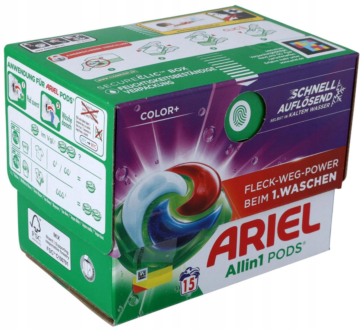 Ariel WASHING CAPSULES 15 caps 316G COLOR