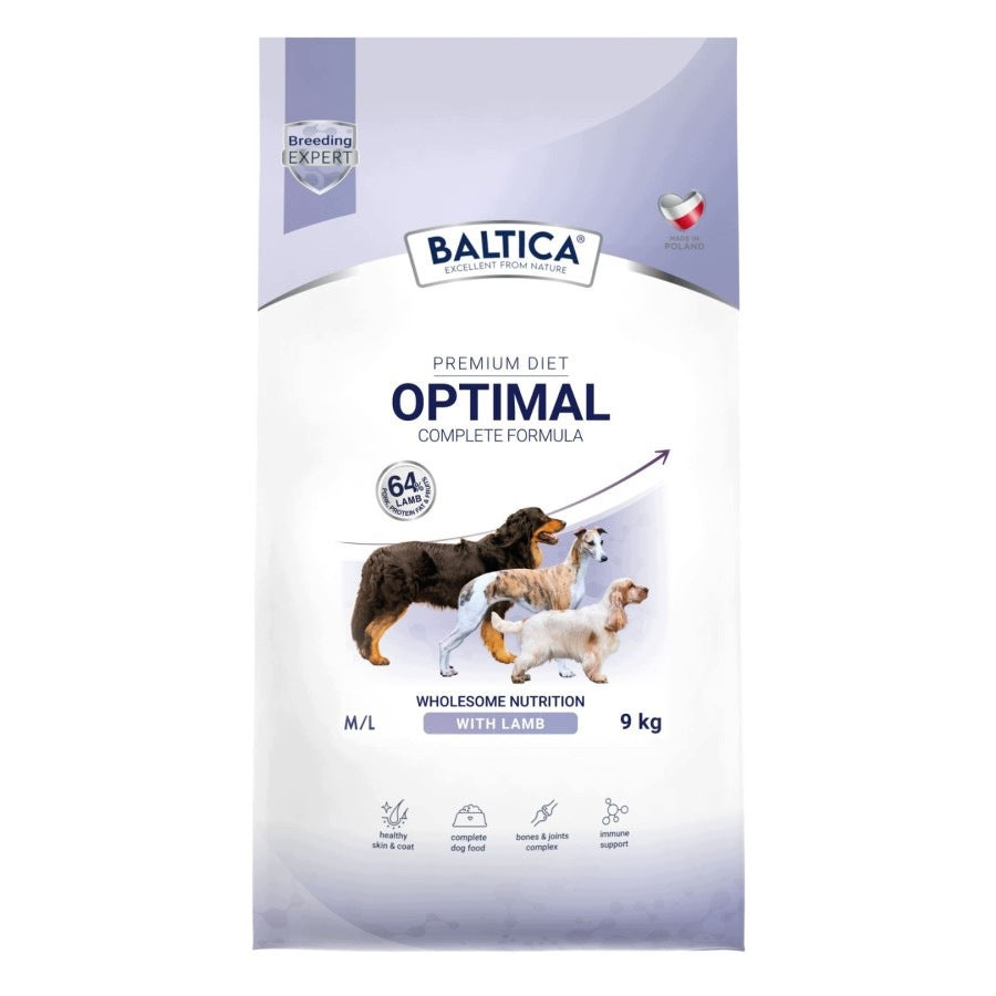 BALTICA BREEDING EXPERT OPTIMAL COMPLETE FORMULA M/L 9kg FOR BREEDER