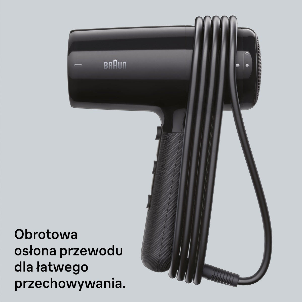 BRAUN Hair Dryer with Diffuser 2000W HD200E Brand Braun