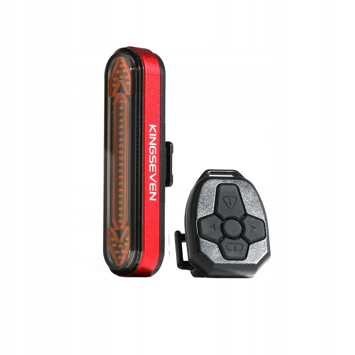 Bike Light Rear USB LED Indicators + Remote Control Color black