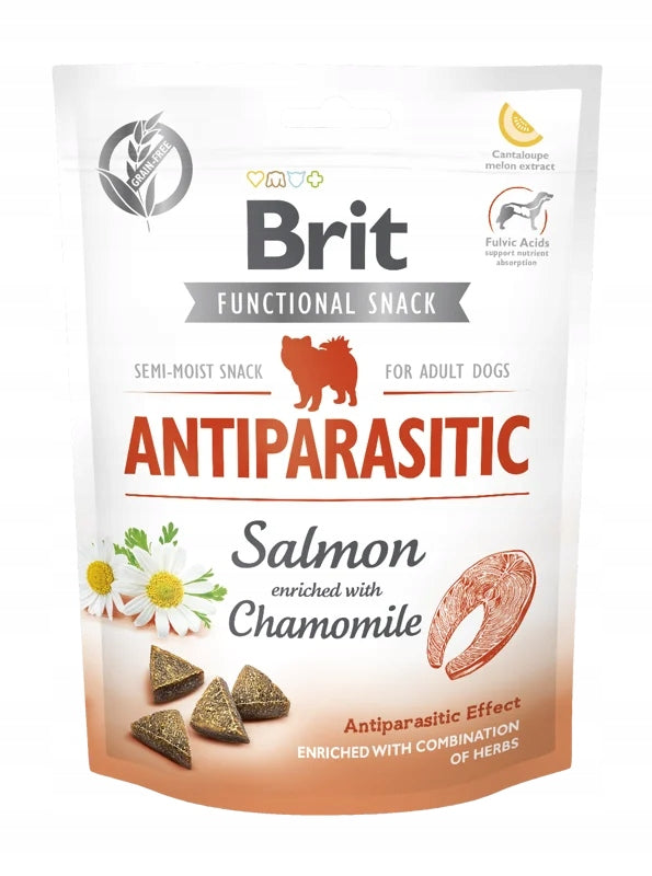 Brit Functional Dog Snack Antiparasitic Salmon 150g