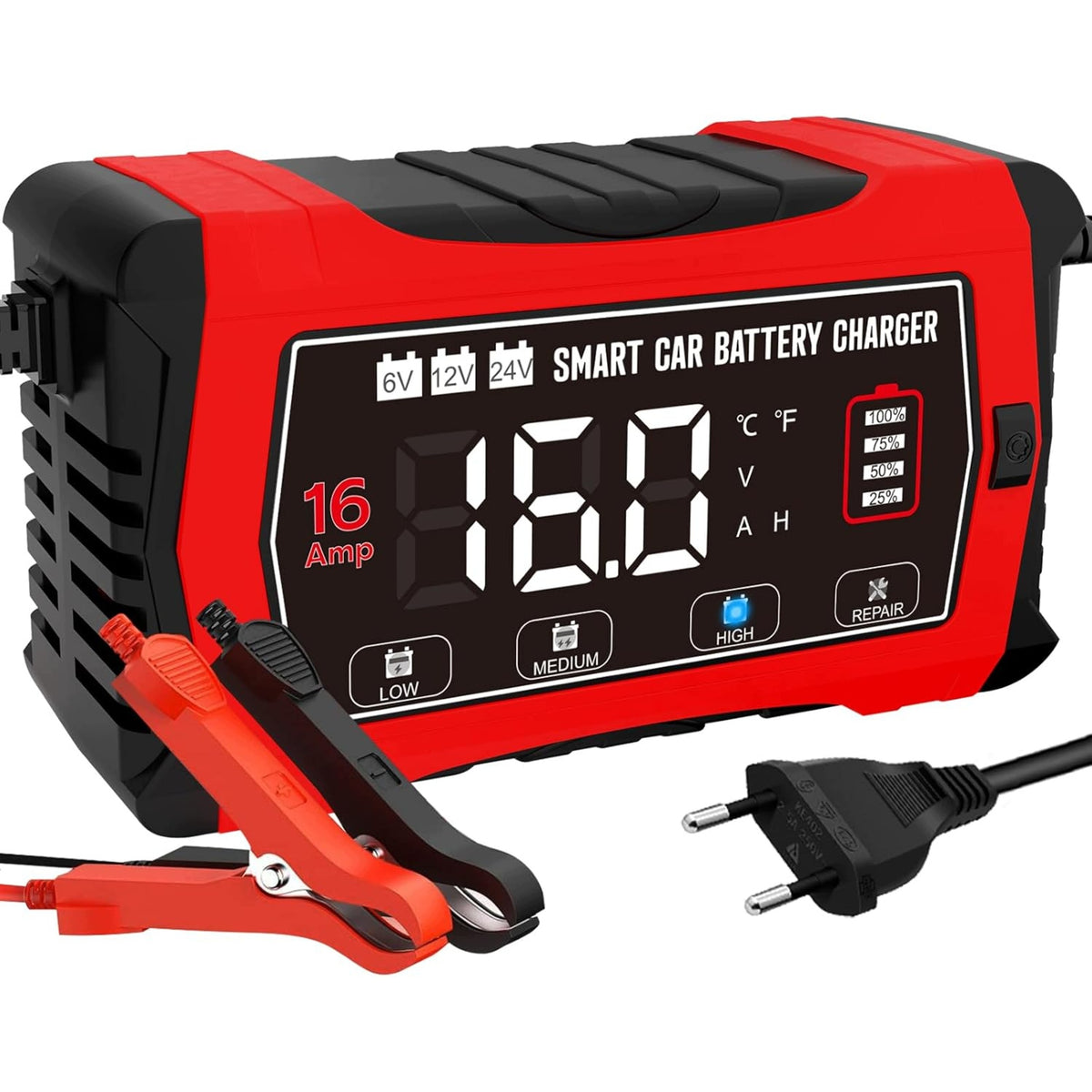 Car Battery Rectifier HTRC 16A 6V 12V 24V Repair Mode