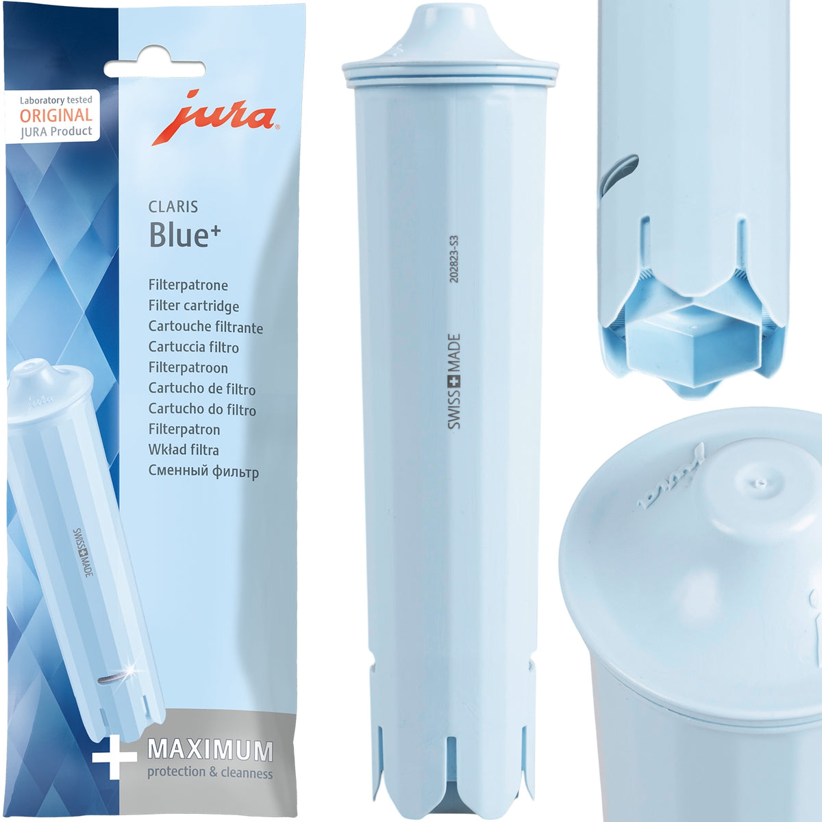 FILTER WATER CARTRIDGE FOR COFFEE MAKER JURA CLARIS BLUE+ 1pcs
