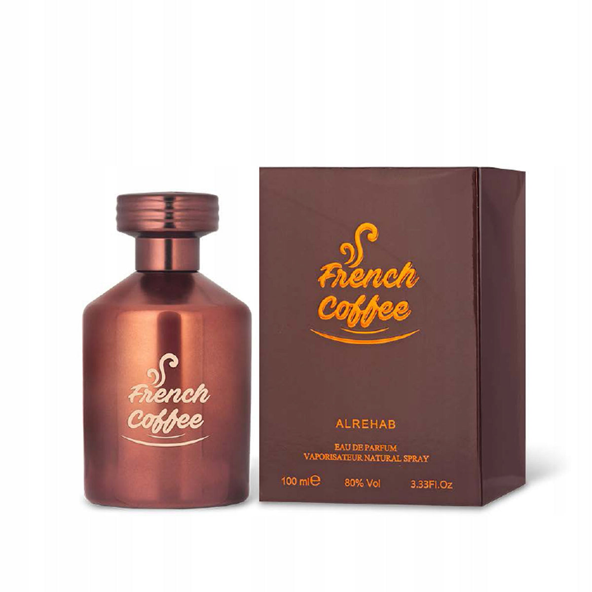 FRENCH COFFEE PERFUME ARABIC COFFEE VANILLA CARAMEL 100 ml AL REHAB EDP Packaging status original
