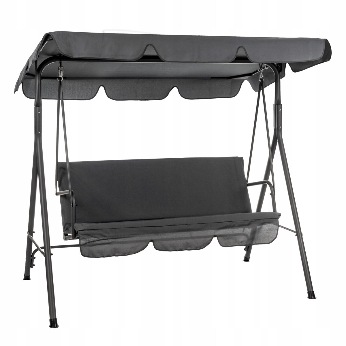 Freestanding Rocking Swing with Canopy 3 Seater Strong Grey Manufacturer code Huśtawka EVE
