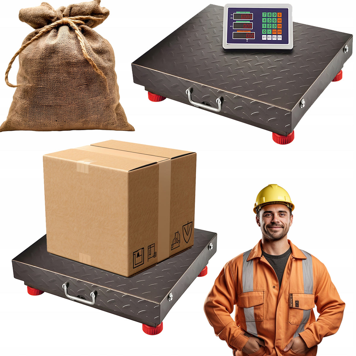 INDUSTRIAL PLATFORM SCALE UP TO 300 KG ELECTRONIC WIFI WIRELESS