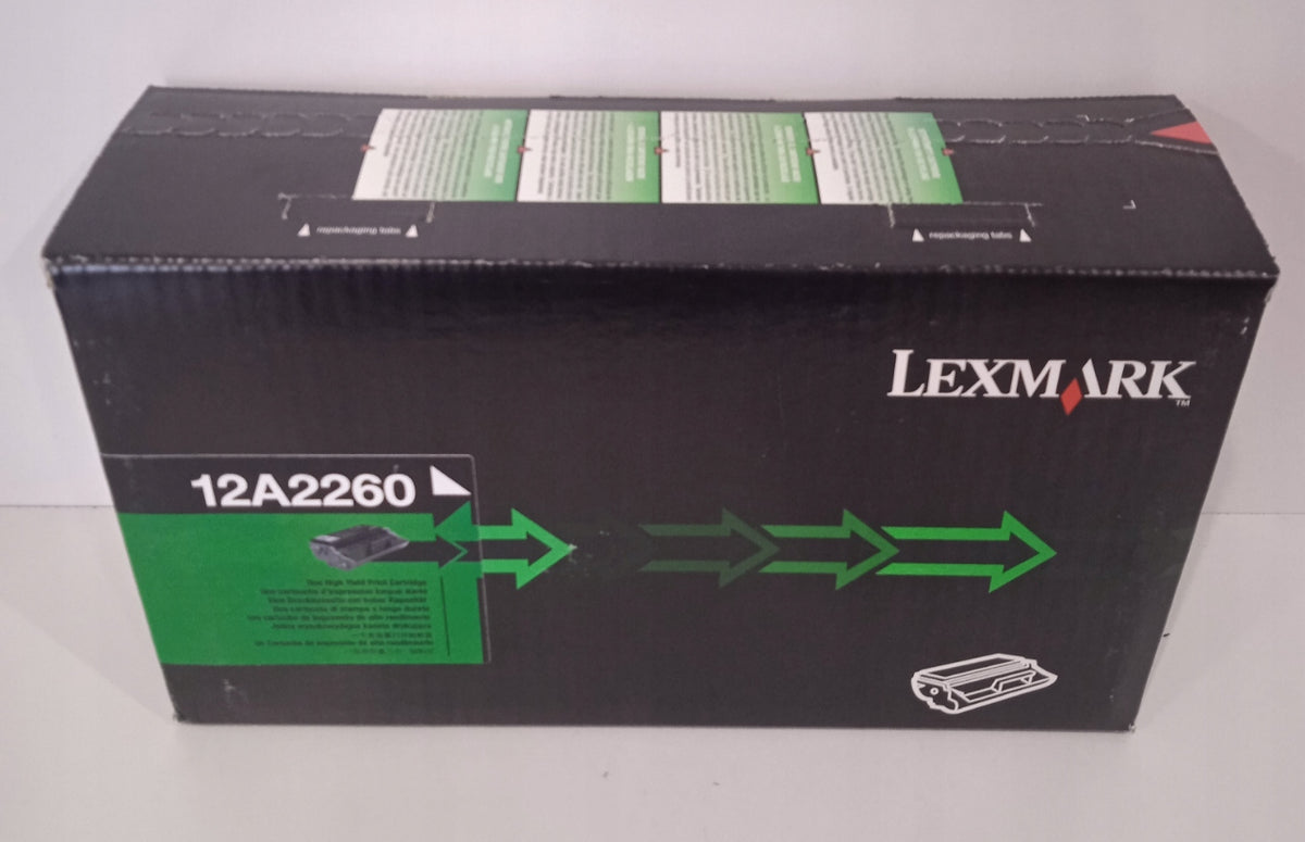 LEXMARK TONER 12A2260 BLACK ORIGINAL