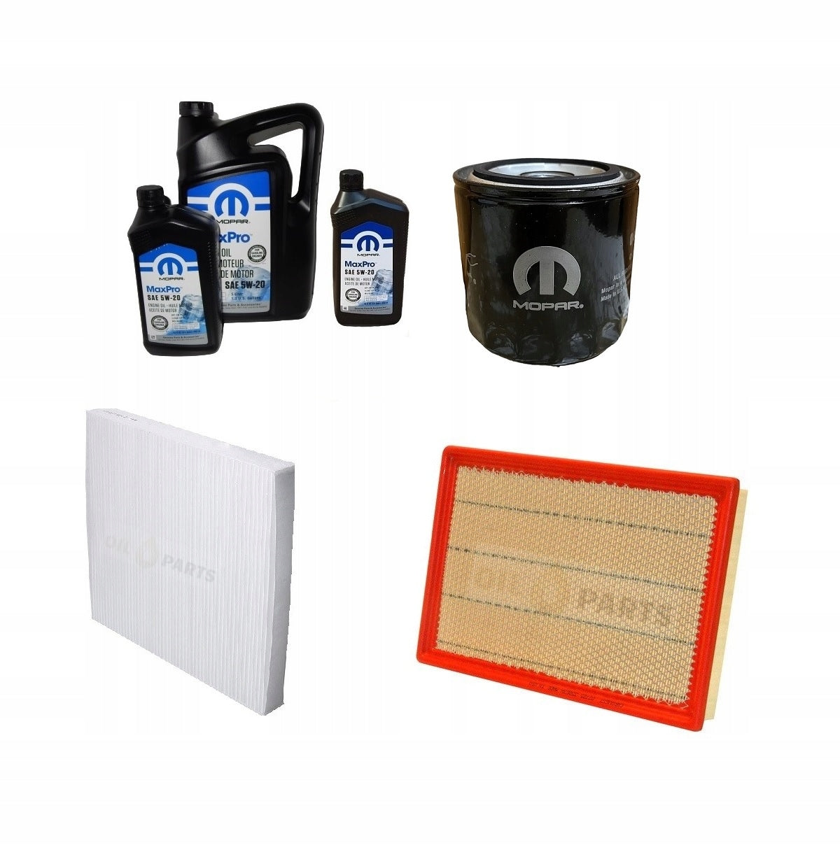 MOPAR 5W20 7L + DODGE RAM FILTERS 1500 2013 - 2021 V8 5.7 HEMI