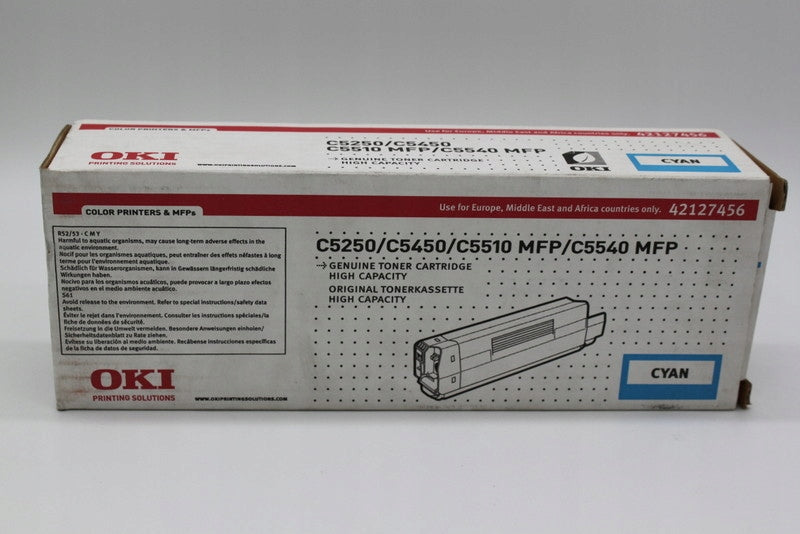 Oki C5450 p/n 42127456 cyan toner original