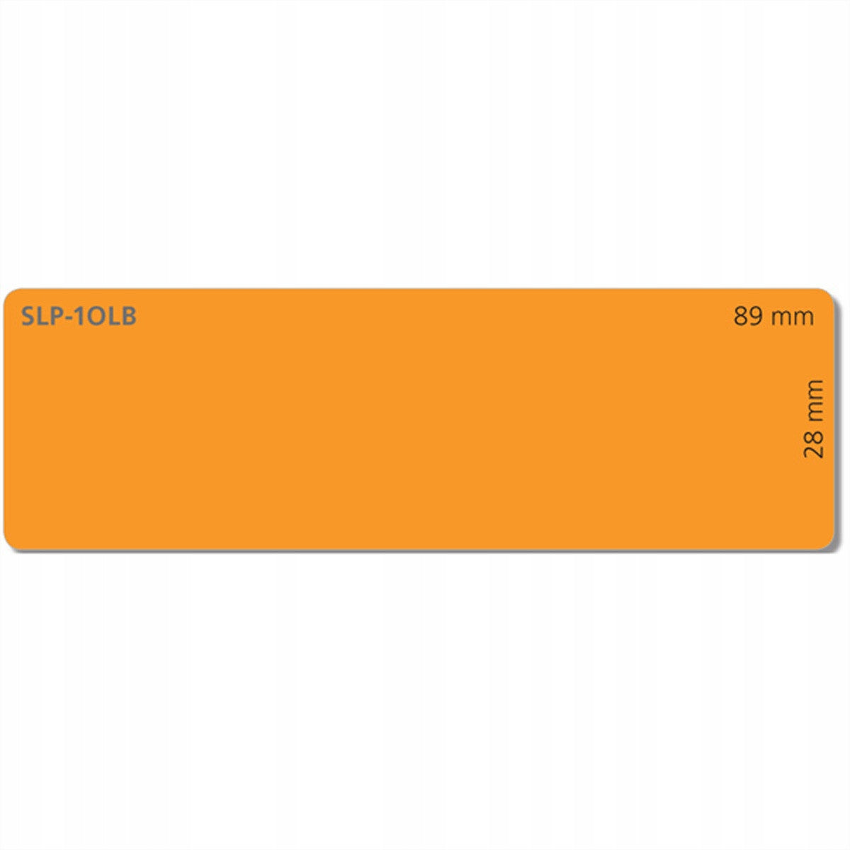 SEIKO Address labels orange SLP-1OLB 28 x 89mm 1 roll 130 labels