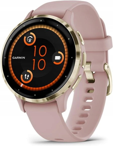 Sports Smartwatch Garmin Venu 3S Gold Pink 010-02785-03 Packaging status original