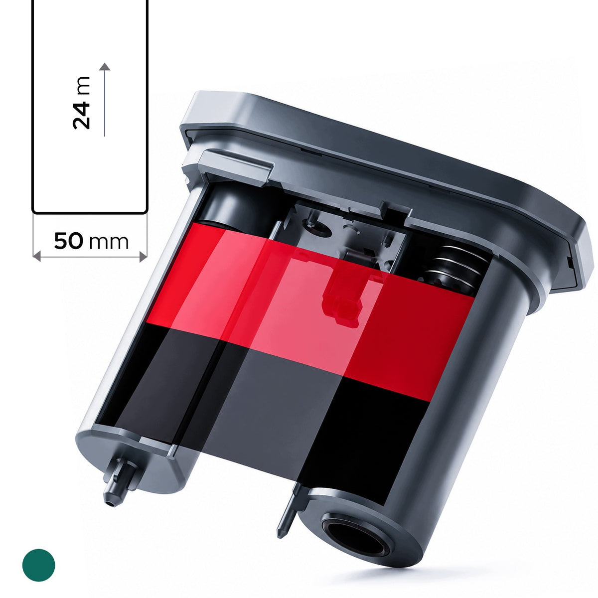 Thermal transfer tape for printer Niimbot M2 M2_H black-red