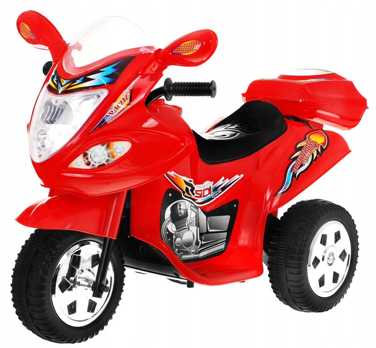 Tricycle motorbike BJX- 088 electric for the youngest Red Ramiz