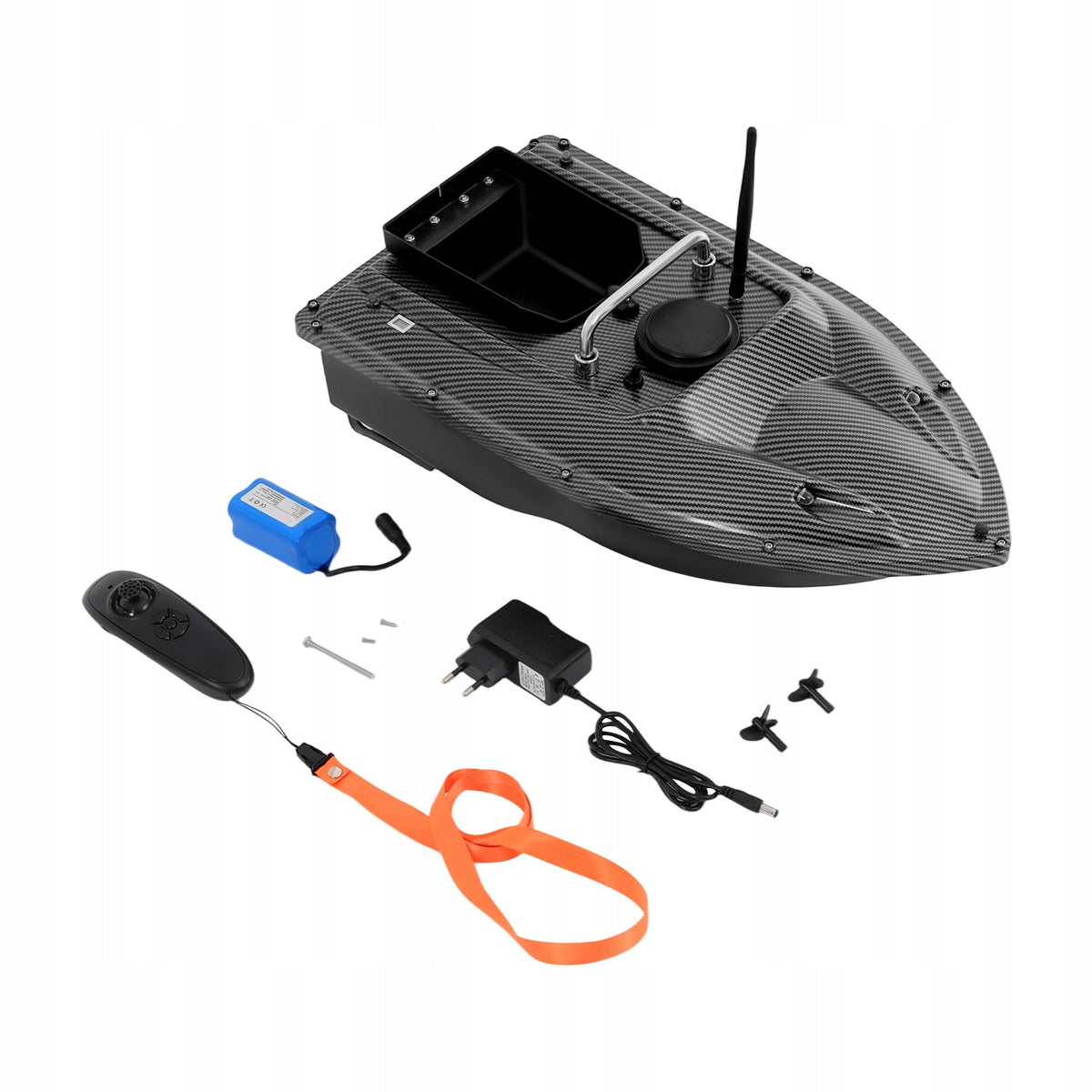 1.5KG LOAD RC BAIT BOAT 500M CRUISE CONTROL 5200MAH BATTERY 2~3H RUNTIME
