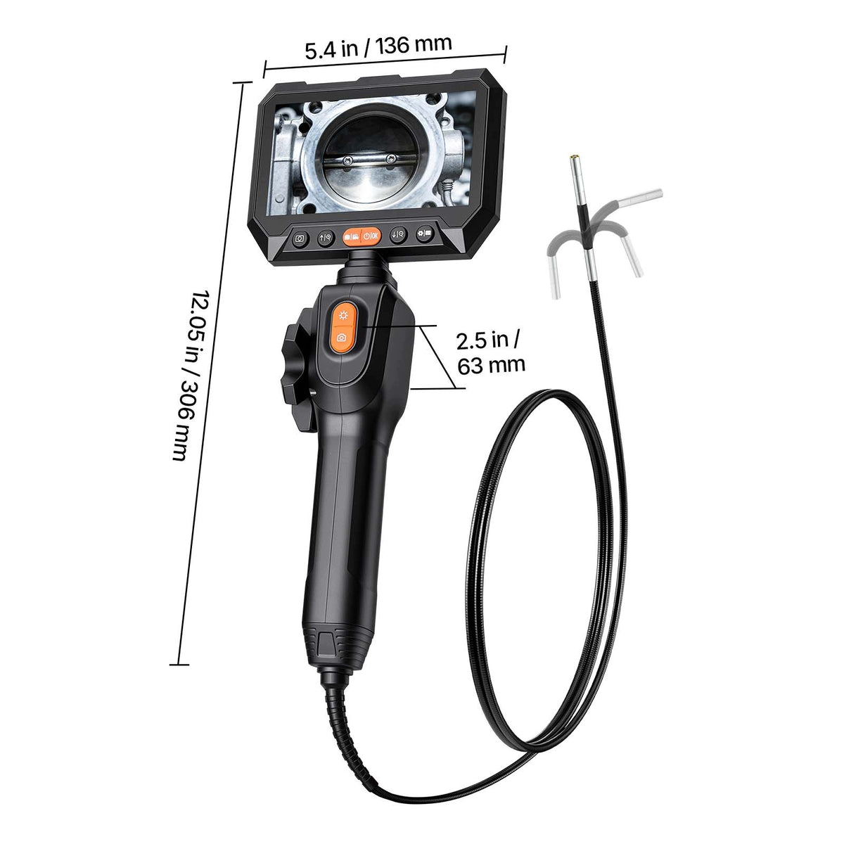 1,5M Endoscope Camera With Two-Way Moving Head And 5" Display Manufacturer code ZXKQXNKJ2MDJ