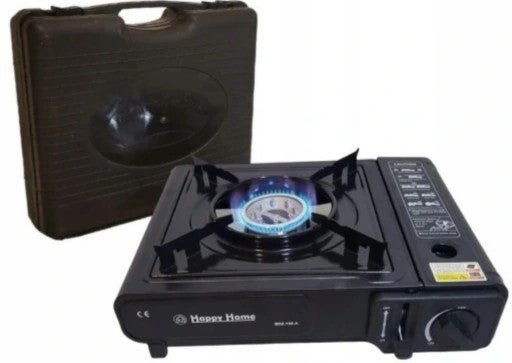 1 x GAS STOVE HEATED TOURIST STOVE PORTABLE GAS WITH SUITCASE