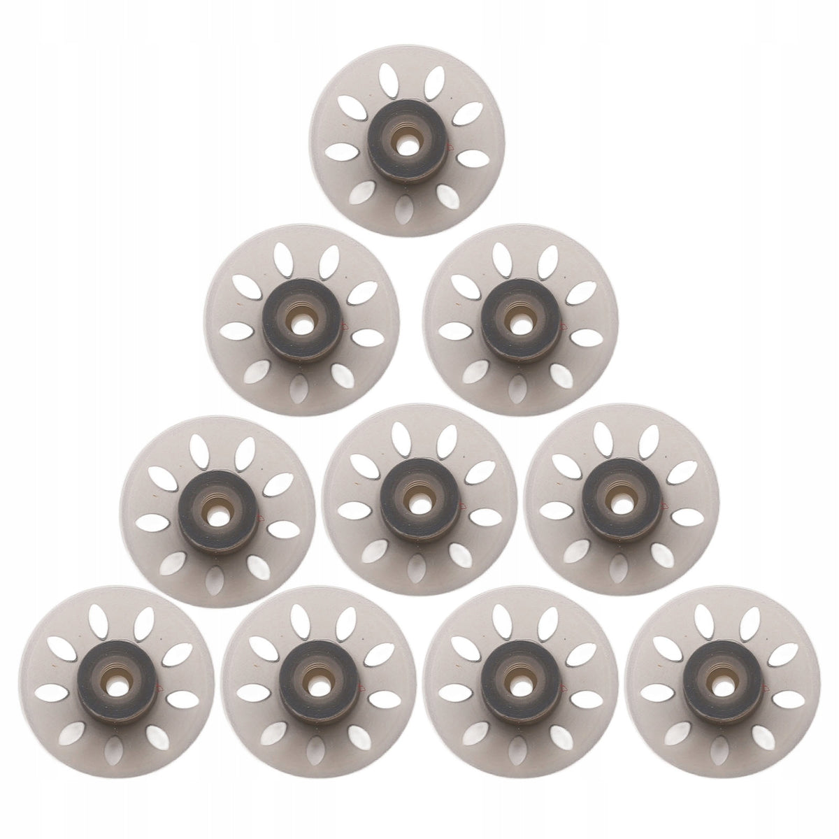 10 PCS SILICONE HEARING AID DOMES BLACK