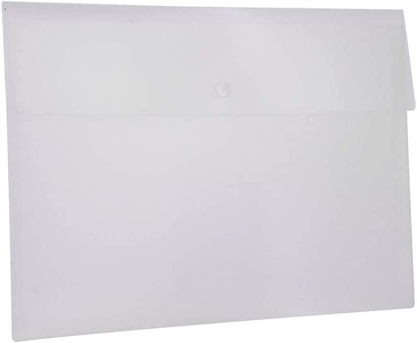 10 Pcs Straight Shirts A4 Plastic Transparent Color white