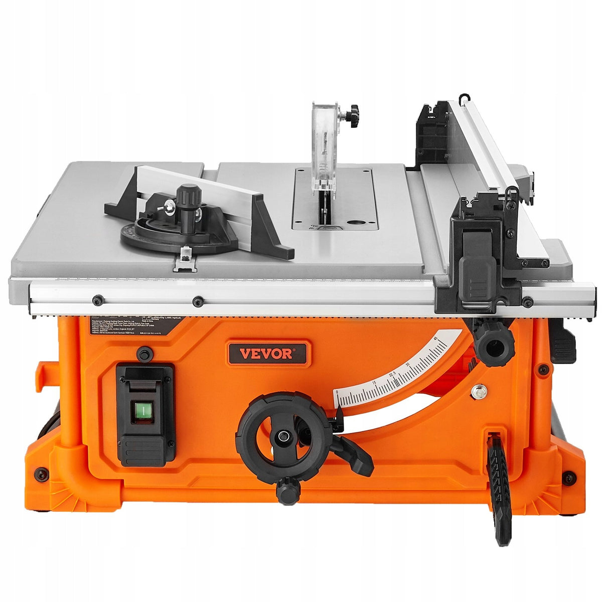 10" Table Saw Electric Cutting Machine 4400RPM 25-in Rip Capacity Woodwork