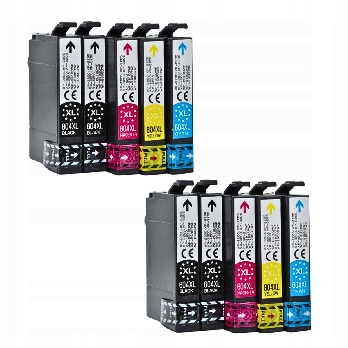 10 x Ink cartridges for EPSON 604 XL XP-2200 XP-2205 XP-3200 XP-3205 XP-4200 XP-4205