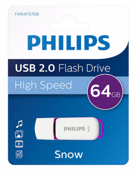 10 x Philips FM64FD70B 64 GB USB 2.0 white