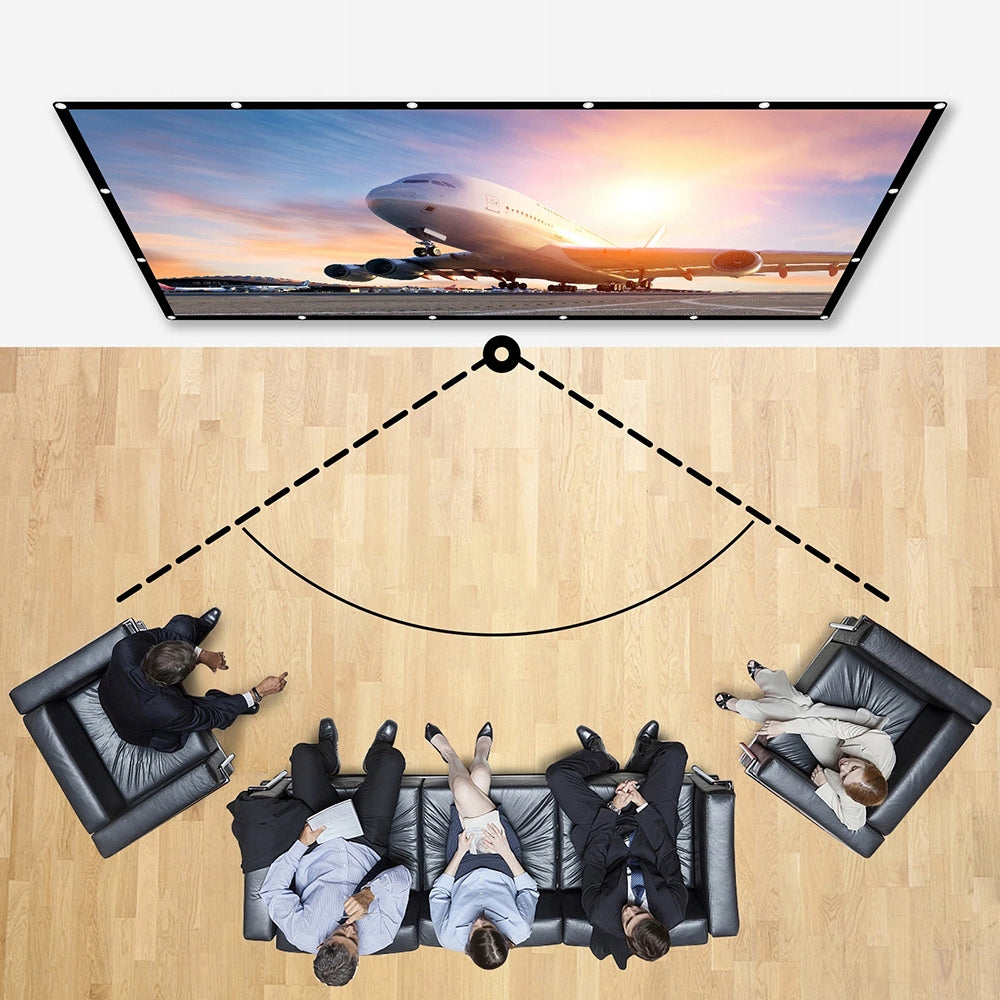 100 Inch Folding Film Fabric Screen Manufacturer code tpenn