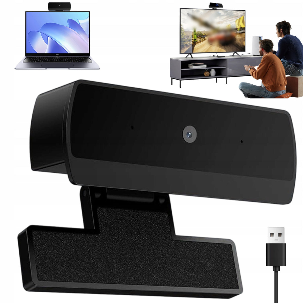1080P TOPC HD WEBCAM WITH AUTOFOCUS STEREO MICROPHONE