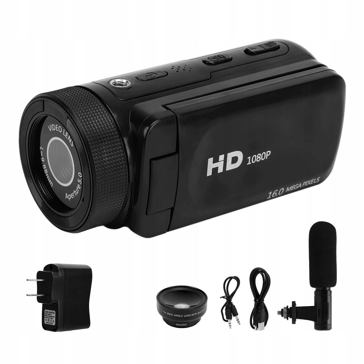 1080P Video Camera, Vlogging Camera 2,4 Inch TFT Screen For Marriage Brand no brand
