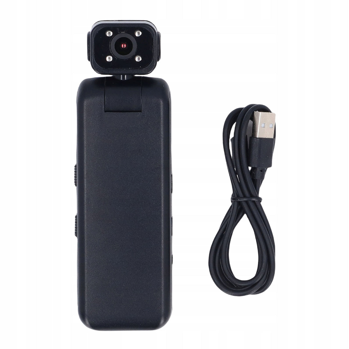 1080p HD 180 Degree Rotatable Lens Wearable Camera Night Detection S8