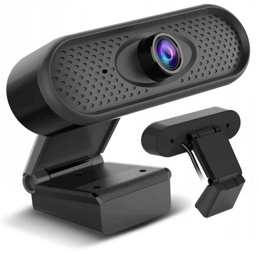 1080p webcam with usb microphone for online lessons and work