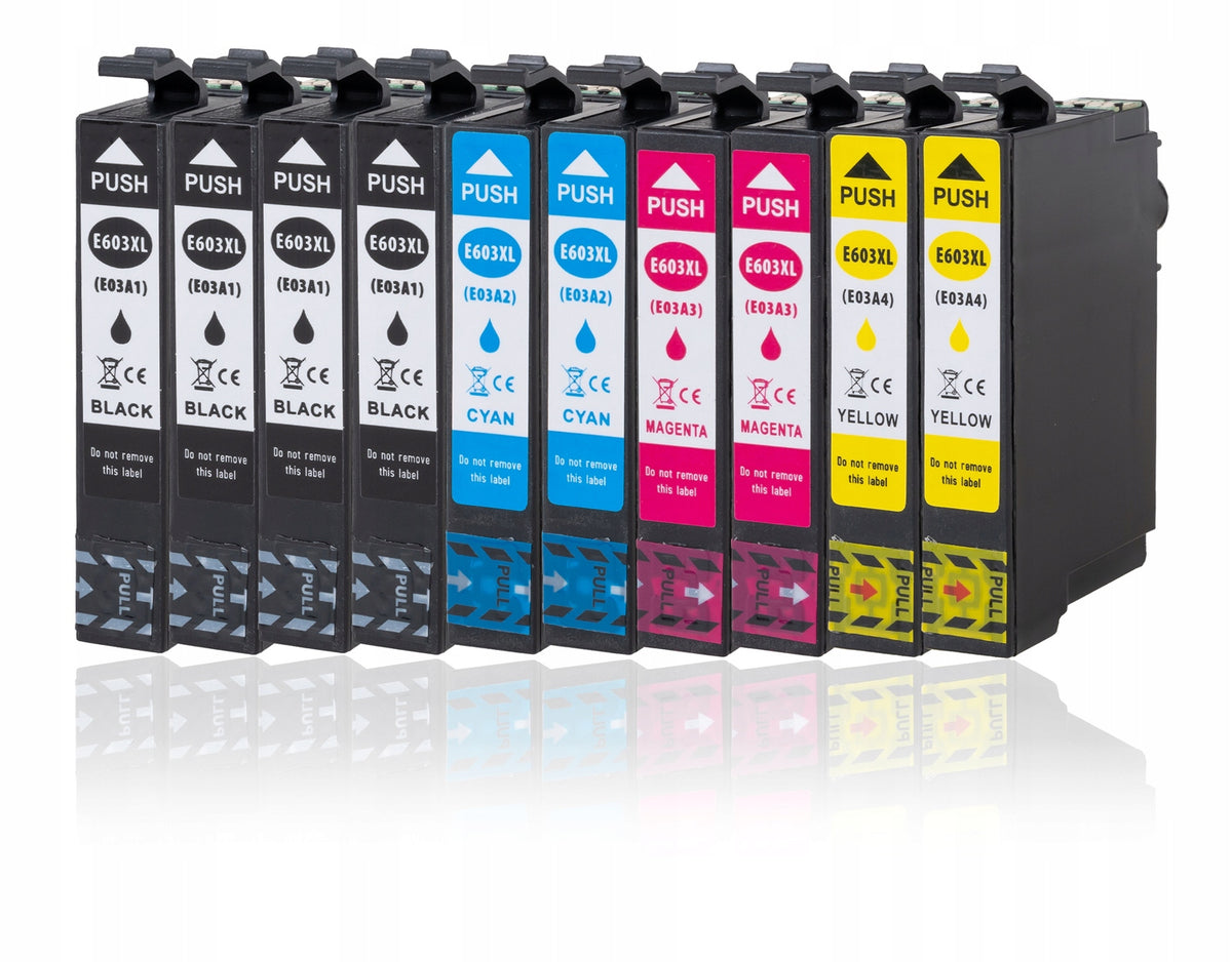 10X Ink for EPSON 603 XL XP-3100 WF-2810 XP-2100