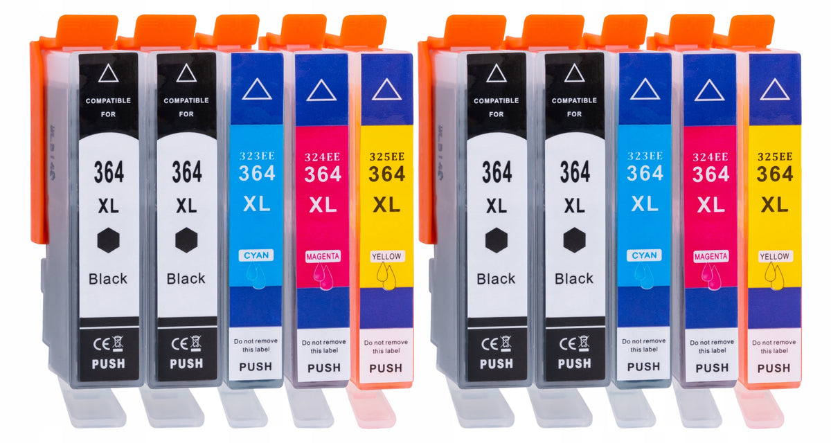 10x INK FOR HP PHOTOSMART 5524 5520 364XL PRINTER