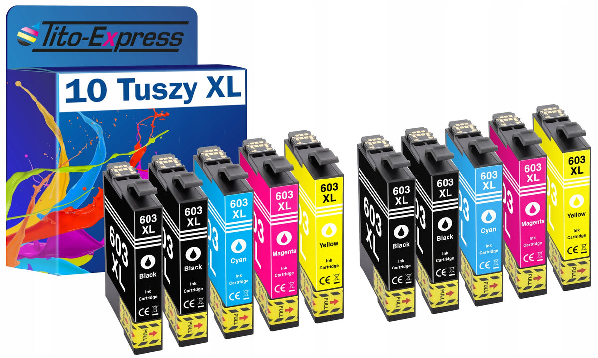 10x Inks 603 FOR EPSON WF-2810 DWF XP-3150 XP-2150