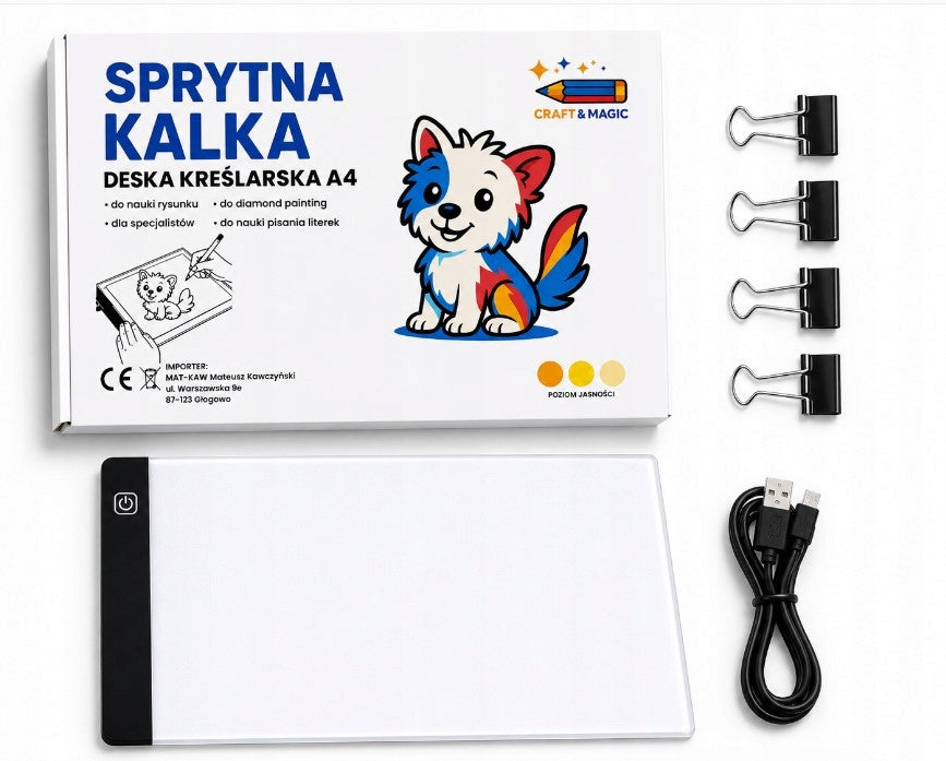 11IN1 GRAPHICS TABLET LED DRAWING BOARD - CLEVER C&M DECAL