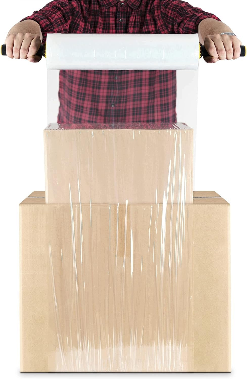 150 M TRANSPARENT STRETCH FILM FOR PACKING AND SECURING SHIPMENTS Packaging status original