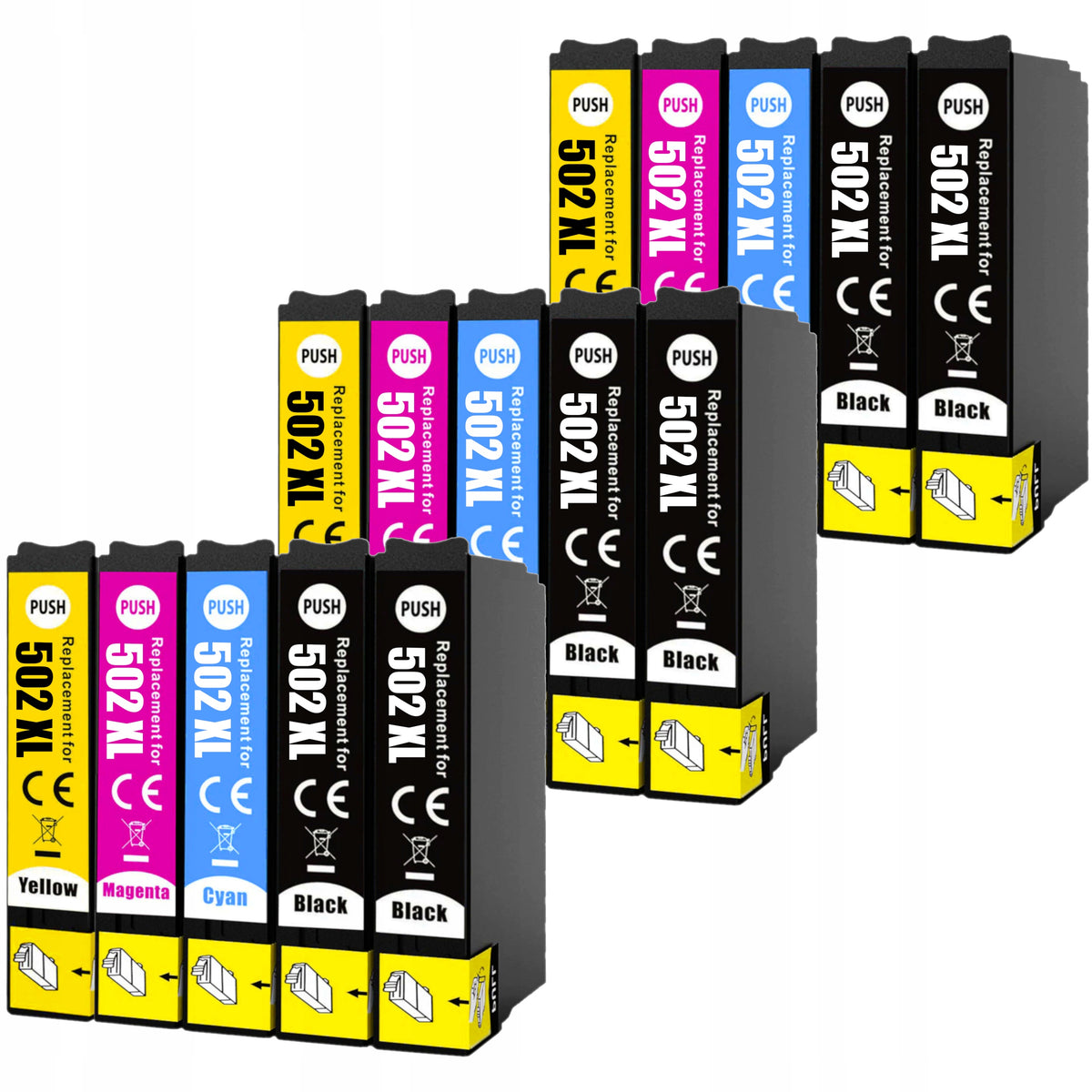 15x 502 XL INKS FOR EPSON EXPRESSION HOME XP-5100 XP-5150 XP-5155 PRINTER