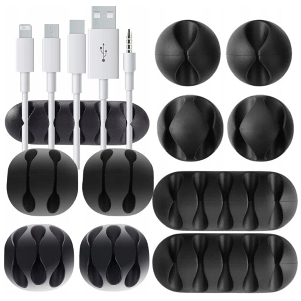 16PCS CABLE ORGANIZER HOLDER HOOK CLIP TAPE Manufacturer code JZRO