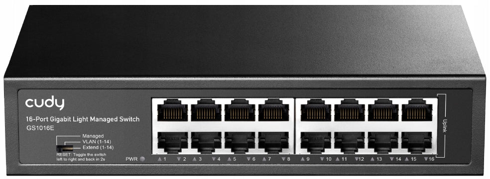 16portový Gigabit Light Managed Switch