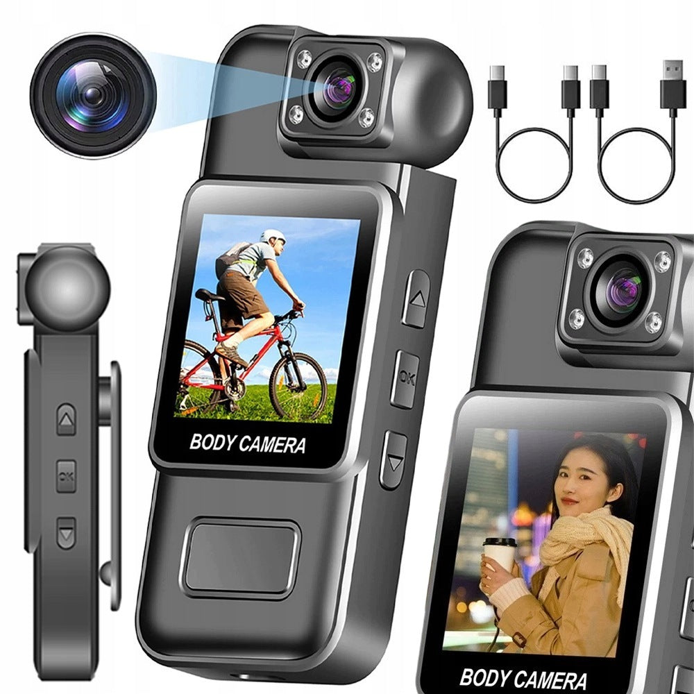 180° 1080P HD SPORTS ROTATION CAMERA PORTABLE VLOG CAMERA