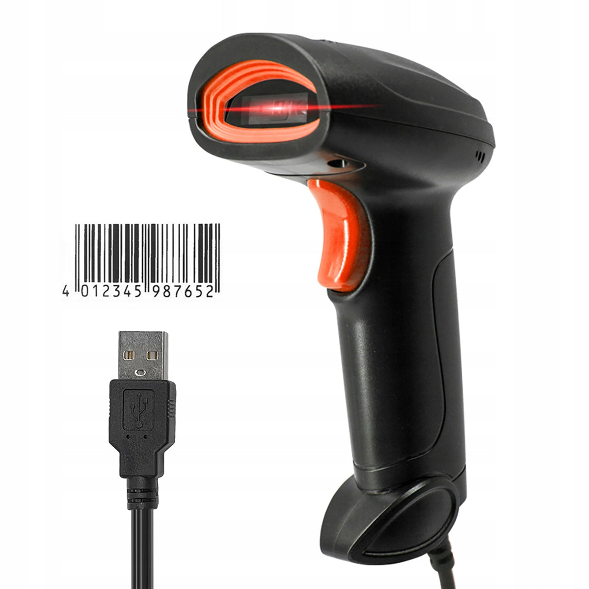 1D Barcode Scanner USB Connection USB CCD E0 connection Printing technology other