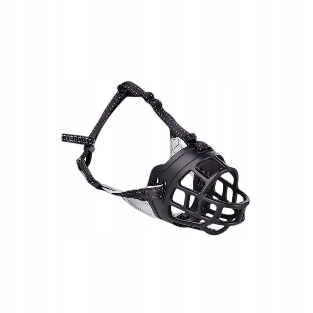 1Pc Durable Silicone Dog Muzzle with Quick-Release Buckle