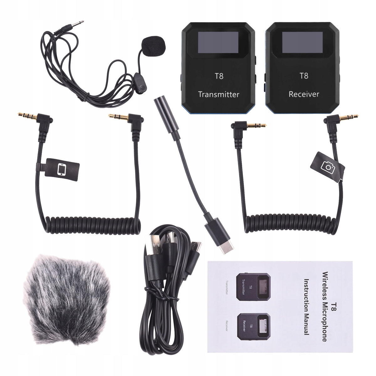 2,4G Wireless Microphone System Lavalier Microphone N3