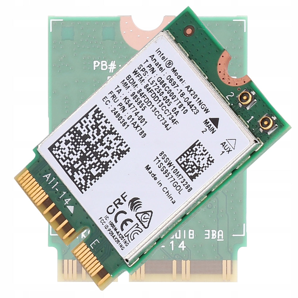 2,4GHZ/5GHZ WIFI NETWORK CARD FOR INTEL AX201NGW INTERFACE FOR LAPTOP