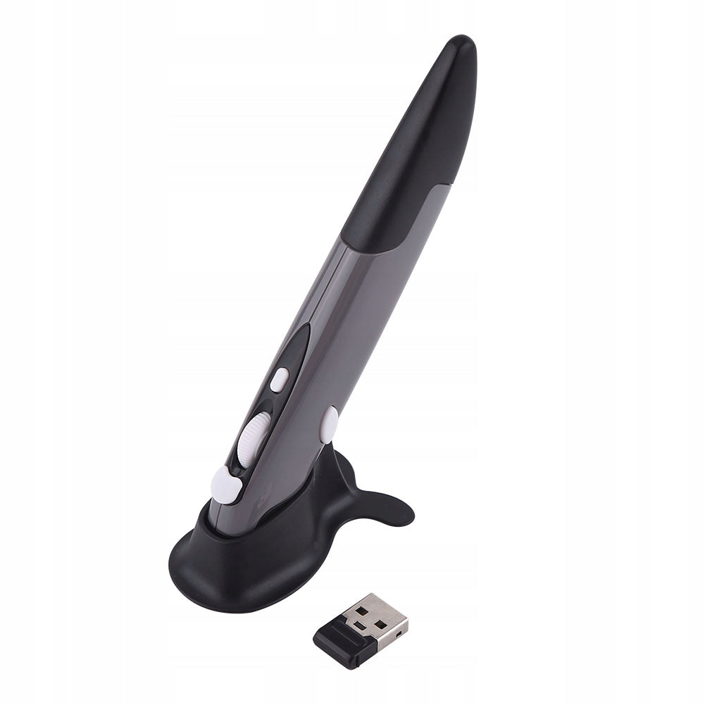 2.4GHZ WIRELESS OPTICAL MOUSE PEN 2402MHZ-2480MHZ GREY