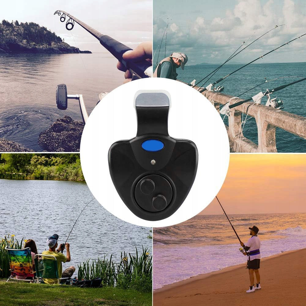2 PCS ELECTRONIC FISHING BITE ALARMS WITH SOUND ALARM Packaging status original