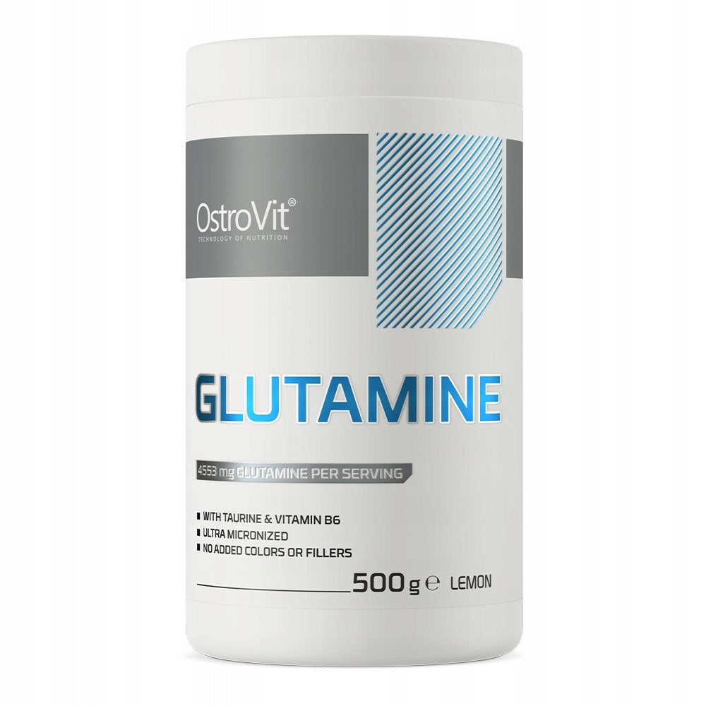 2 PIECES - OSTROVIT Glutamine - lemon flavour (500 g)